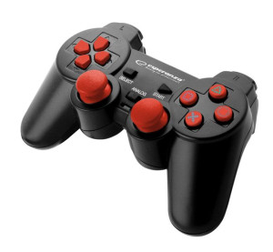 Esperanza Gamepad Pc/ps3/ps2 Usb Corsair Czarno-czerwony
