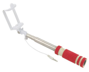 Esperanza Monopod Do Selfie Przewodowy Mini Czerwony