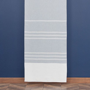 Firanka pasowa z ołowianką, 300cm, kolor biały FIONA 169004