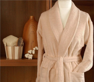 Szlafrok Bawełniany Cortina Frotex M Beżowy