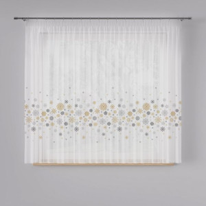 Firanka woalowa z ołowianką, WOAL PREMIUM, 160cm, MROZIK