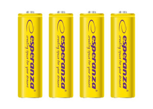Esperanza Akumulatorki Ni-mh Aa 2000mah 4szt. Żółte