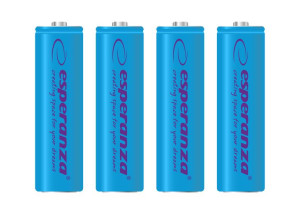 Esperanza Akumulatorki Ni-mh Aa 2000mah 4szt. Niebieskie