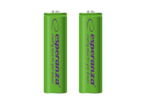 Esperanza Akumulatorki Ni-mh Aa 2000mah 2szt. Zielone