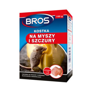 Kostka na myszy i szczury Bros 100g