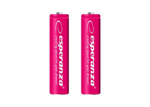 Esperanza Akumulatorki Ni-mh Aaa 1000mah 2szt. Czerwone
