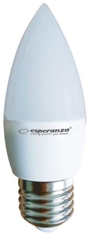 Esperanza Żarówka Led C37 E27 6w