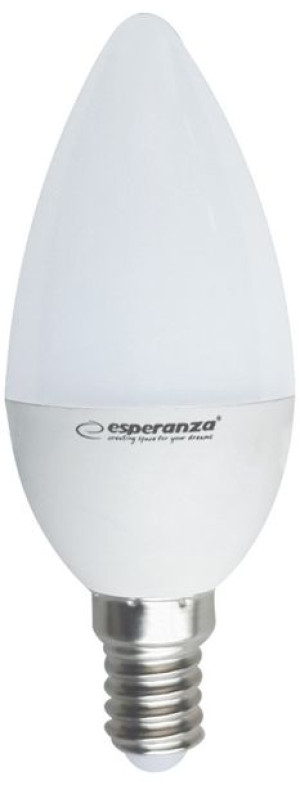 Esperanza Żarówka Led C37 E14 5w