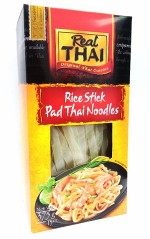 Makaron ryżowy wstążka 10mm 375g Real Thai