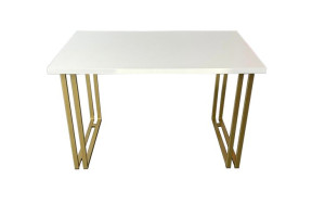 Glamour stół rozkładany V22 nogi złote 150x80