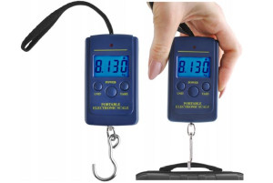 Waga Bagażowa Hakowa Podróżna Wędkarska 40 Kg Lcd