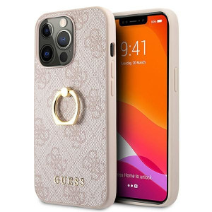 Etui Guess GUHCP13L4GMRPI Apple iPhone 13 Pro różowy/pink hardcase 4G with