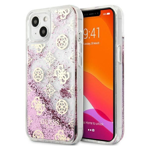 Etui Guess GUHCP13SLGPEPI Apple iPhone 13 mini różowy/pink hardcase Peony L