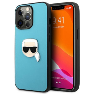 Etui Karl Lagerfeld KLHCP13XPKMB Apple iPhone 13 Pro Max niebieski/blue har