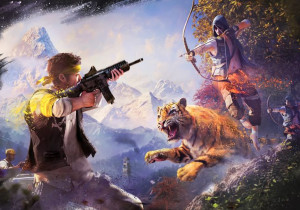 FAR CRY plakat naklejka 100x70cm