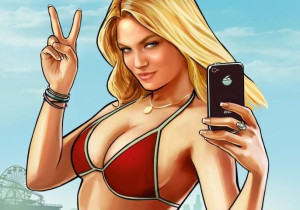 GTA V fototapeta, naklejka 100x70cm