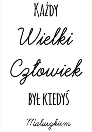 Mały wielki człowiek - plakat 20x30 cm