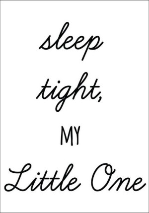 Sleep tight my little one - plakat 40x60 cm