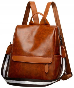 klasyczny elegancki plecak damski skórzany miejski