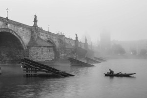 Praga, most - plakat 40x30 cm