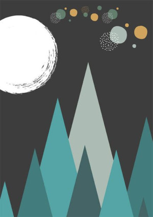 Noc - plakat 40x50 cm