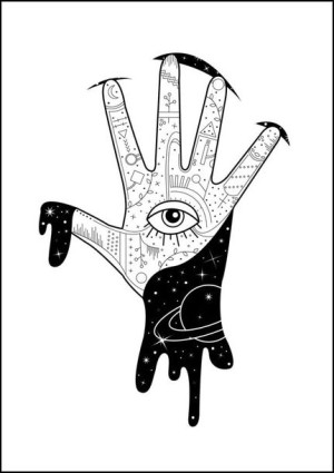 Magic hand - plakat 40x60 cm