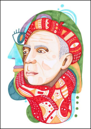 Picasso - plakat 60x80 cm