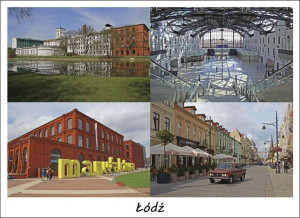 Łódź - plakat 50x40 cm