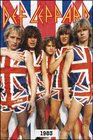 Def Leppard 1983 - plakat 56,6x86,4 cm