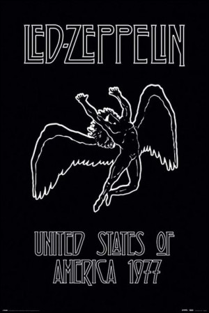 Led Zeppelin United States of America 1977 - plakat 61x91,5 cm