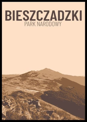 Parki Narodowe, Bieszczady - plakat 40x50 cm
