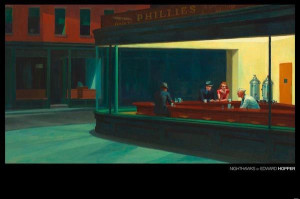 Edward Hopper Nighthawks - plakat 91,5x61 cm