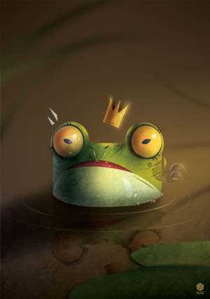 Żaba - plakat 70x100 cm