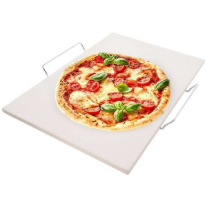 Kamień do pieczenia pizzy 44x30 cm forma stojak ORION