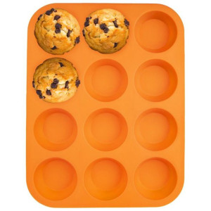 Forma silikonowa do pieczenia muffinek na muffinki babeczki 12 sztuk