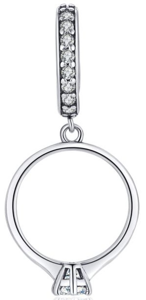 Charms Srebro Limitowana Edycja by Czerwiński - PIERŚCIONEK ZARĘCZYNOWY