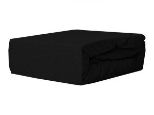 Prześcieradło Frotte z Gumką 002_D Czarny 120x200