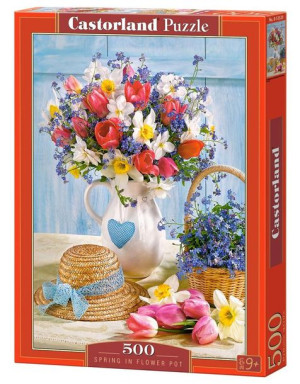 Puzzle 500 Wiosna W Wazonie Castor