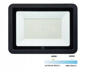 halogen naświetlacz LED 200W PREMIUM barwy