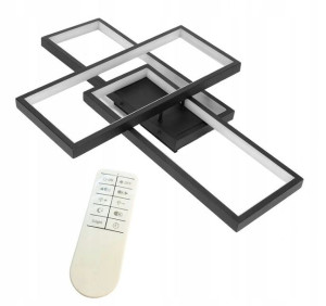 Lampa LED sufitowa żyrandol plafon 72W pilot 3w1