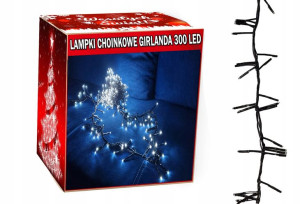 LAMPKI CHOINKOWE GIRLANDA - nowy rodzaj 300 led