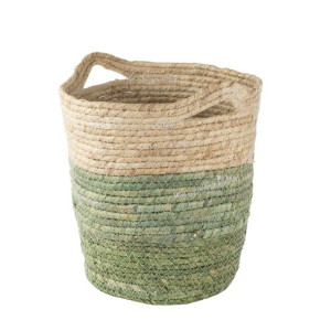 Kosz pleciony z uszami wys. 26 cm