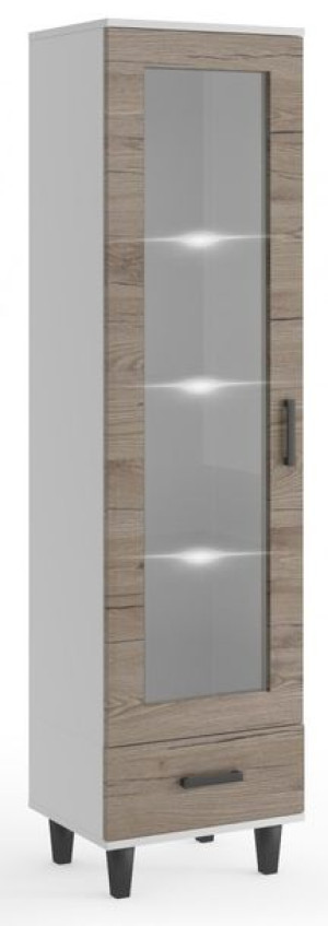 Witryna 50cm Biały Mat / San Remo BARTEK B6 TX