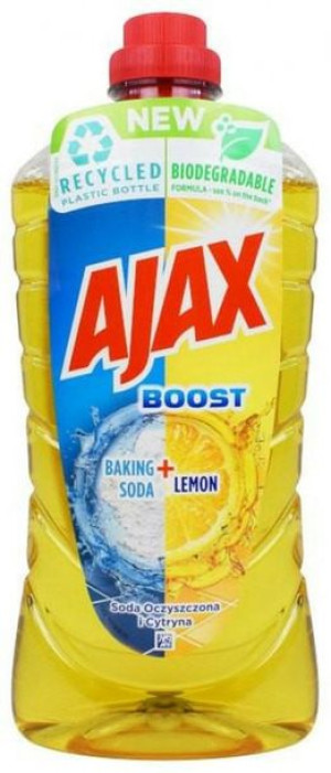 Ajax Uniwersalny Soda + Cytryna 1l Żółty..