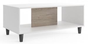 Ława 100x55cm Biały Mat BARTEK B10 TX