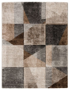 Dywan Diamond New PATCHWORK szaro-beżowy 80x140cm