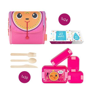 śniadaniówka dla dziewczynki, zestaw lunch box dla dzieci Penelope