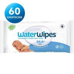WaterWipes Chusteczki BIO nawilżane wodne dla dzieci 60 szt.