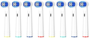 8 Końcówek Wkładów Do Szczoteczki Elektrycznej Oral B Sb20