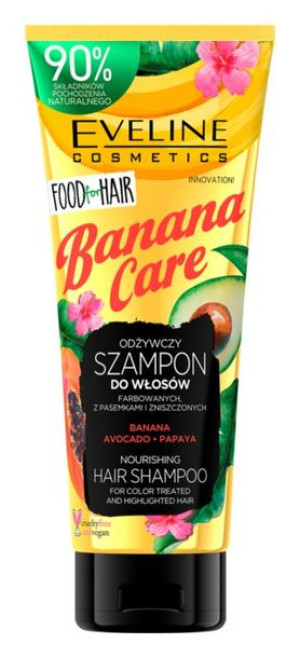 Eveline Food For Hair Banana Nawilżający 250ml